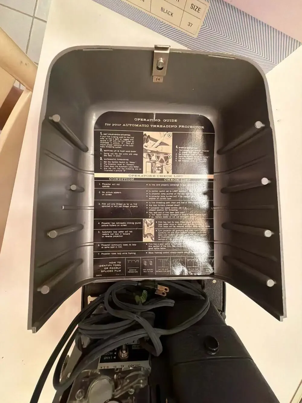 Vintage Bell & Howell Auto Load 8mm Film Projector